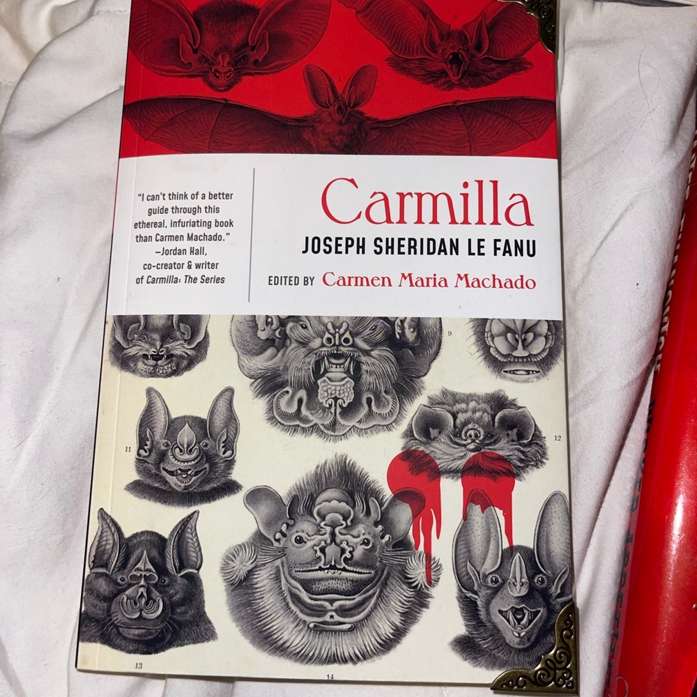 Carmilla Book with Red and Black Cover